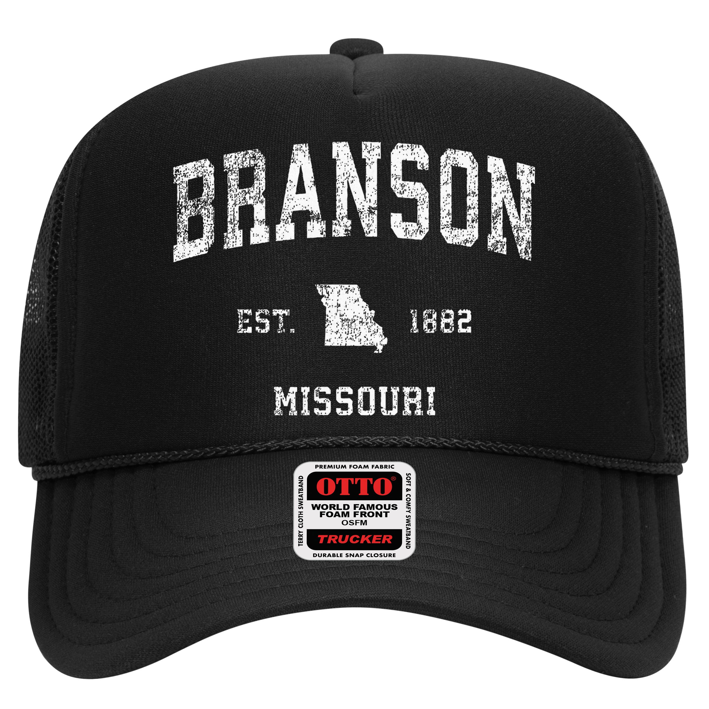 Branson Missouri Mo Vintage Athletic Sports Design Hat