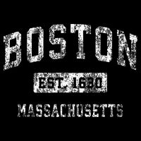 Boston Massachusetts MA Vintage Established Sports Design Womens Tank Top
