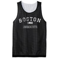 Boston Massachusetts Ma Vintage Mesh Reversible Basketball Jersey Tank