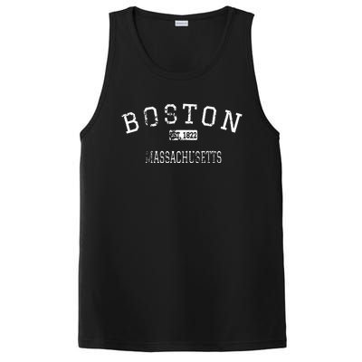 Boston Massachusetts Ma Vintage PosiCharge Competitor Tank