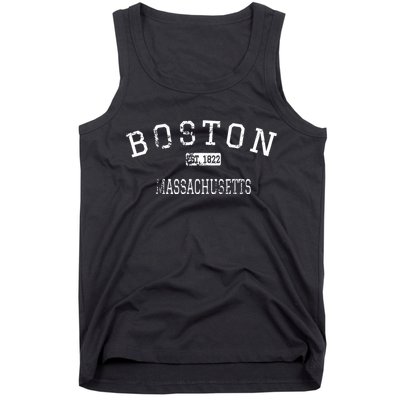 Boston Massachusetts Ma Vintage Tank Top