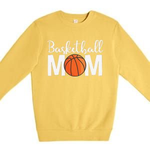 Basketball Mom Mothers Day Basketball Mom Premium Crewneck Sweatshirt