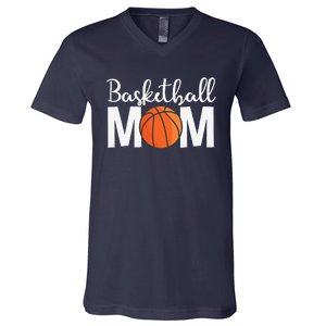 Basketball Mom Mothers Day Basketball Mom V-Neck T-Shirt