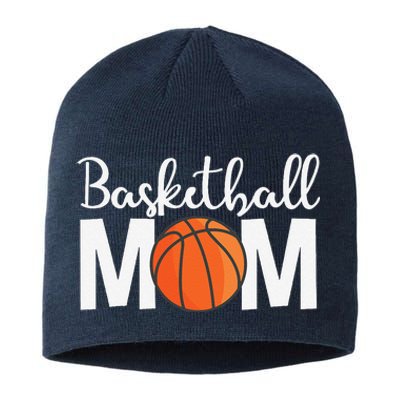 Basketball Mom Mothers Day Basketball Mom Sustainable Beanie