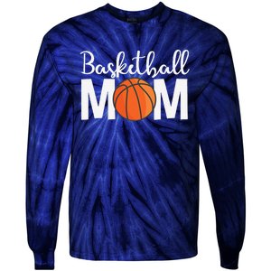 Basketball Mom Mothers Day Basketball Mom Tie-Dye Long Sleeve Shirt