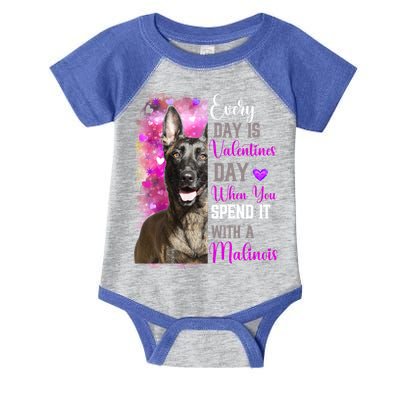 Belgium Malinois Mom Funny Valentines Day Dog Lovers Cool Gift Infant Baby Jersey Bodysuit