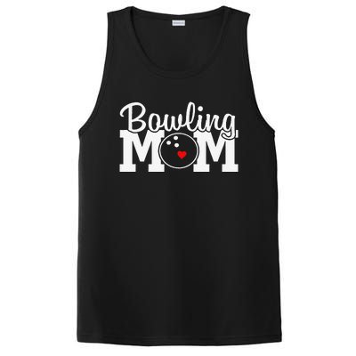 Bowling Mom Mothers Day Birthday Party For Women's Players PosiCharge Competitor Tank