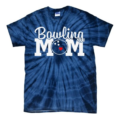 Bowling Mom Mothers Day Birthday Party For Women's Players Tie-Dye T-Shirt