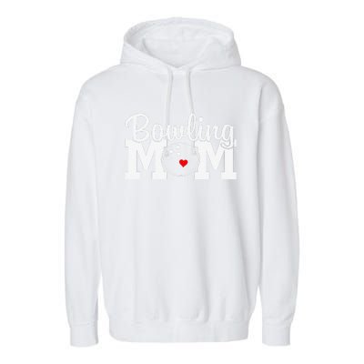 Bowling Mom Mothers Day Birthday Party For Women's Players Garment-Dyed Fleece Hoodie