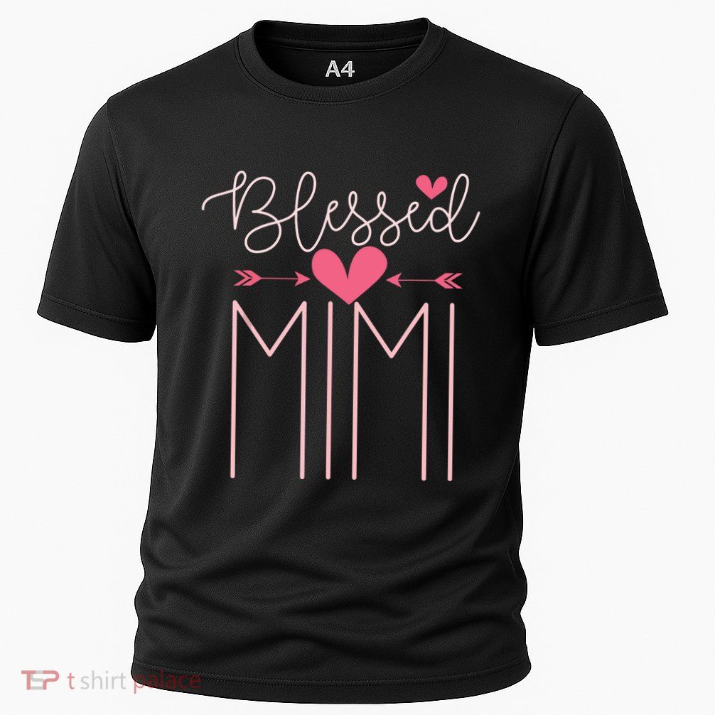 Blessed Mimi Mothers Day Grandparents Day Mimi Performance Shirt