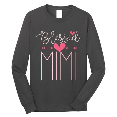 Blessed Mimi Mothers Day Grandparents Day Mimi Long Sleeve Shirt