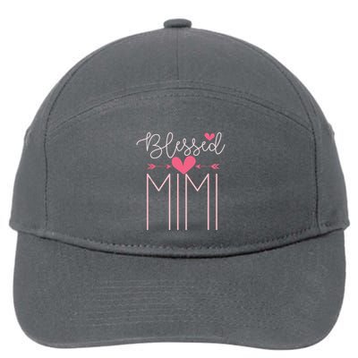 Blessed Mimi Mothers Day Grandparents Day Mimi 7-Panel Snapback Hat