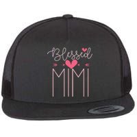 Blessed Mimi Mothers Day Grandparents Day Mimi Flat Bill Trucker Hat