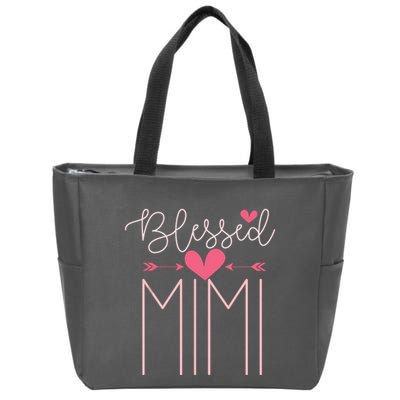 Blessed Mimi Mothers Day Grandparents Day Mimi Zip Tote Bag