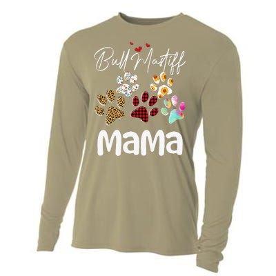 Bull Mastiff Mama Bull Mastiff Lover Cooling Performance Long Sleeve Crew