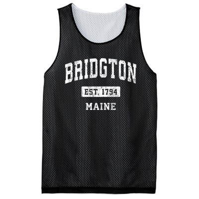 Bridgton Maine Me Vintage Sports Established Mesh Reversible Basketball Jersey Tank