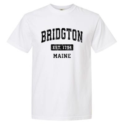 Bridgton Maine Me Vintage Sports Established Garment-Dyed Heavyweight T-Shirt