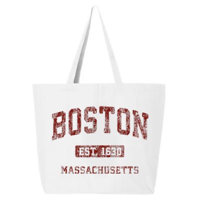 Boston Massachusetts Ma Vintage Athletic Sports Design 25L Jumbo Tote