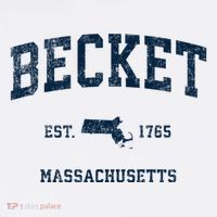 Becket Massachusetts Ma Vintage Sports Flatbill Hat