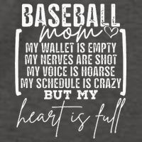 Baseball Mom My Wallet Is Empty My Nerves Are Shot Vector Backpack