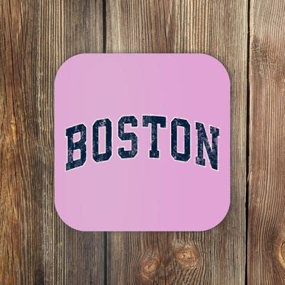 Boston Massachusetts Ma Vintage Sports Design Design Coaster