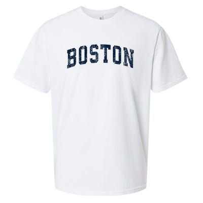 Boston Massachusetts Ma Vintage Sports Design Design Sueded Cloud Jersey T-Shirt