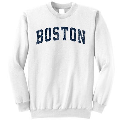 Boston Massachusetts Ma Vintage Sports Design Design Sweatshirt