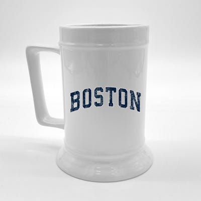 Boston Massachusetts Ma Vintage Sports Design Design Beer Stein