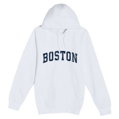 Boston Massachusetts Ma Vintage Sports Design Design Premium Pullover Hoodie