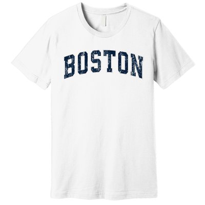 Boston Massachusetts Ma Vintage Sports Design Design Premium T-Shirt