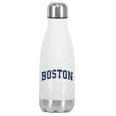 Boston Massachusetts Ma Vintage Sports Design Design Stainless Steel Insulated Water Bottle