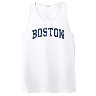 Boston Massachusetts Ma Vintage Sports Design Design PosiCharge Competitor Tank