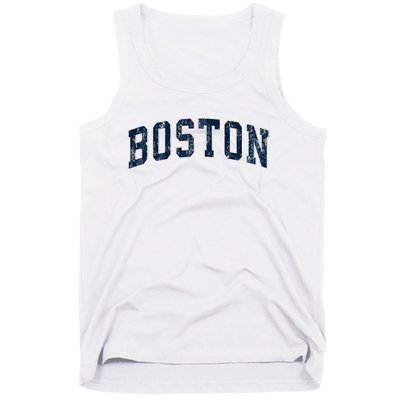 Boston Massachusetts Ma Vintage Sports Design Design Tank Top