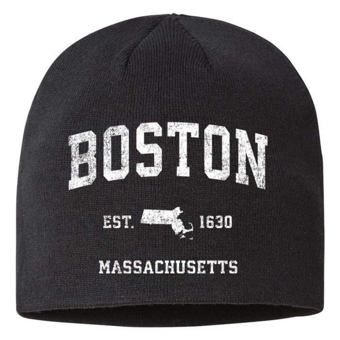 Boston Massachusetts Ma Vintage Sports Sustainable Beanie