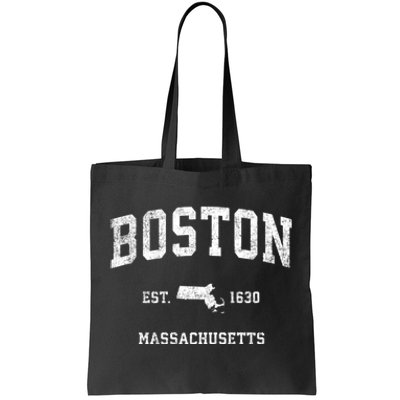 Boston Massachusetts Ma Vintage Sports Tote Bag