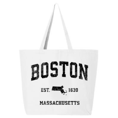 Boston Massachusetts Ma Vintage Sports 25L Jumbo Tote