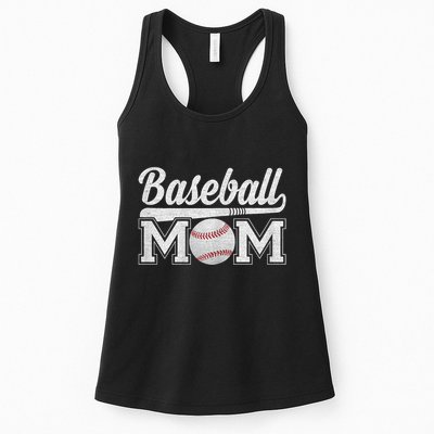 Baseball Mom Mothers Day For Mama Mommy Of Baseball Player Womens Tank Top