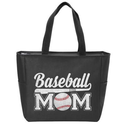 Baseball Mom Mothers Day For Mama Mommy Of Baseball Player Zip Tote Bag
