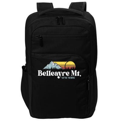 Belleayre Mountain New York Ski Slope Lift Snowboard Hiking Cool Gift Impact Tech Backpack