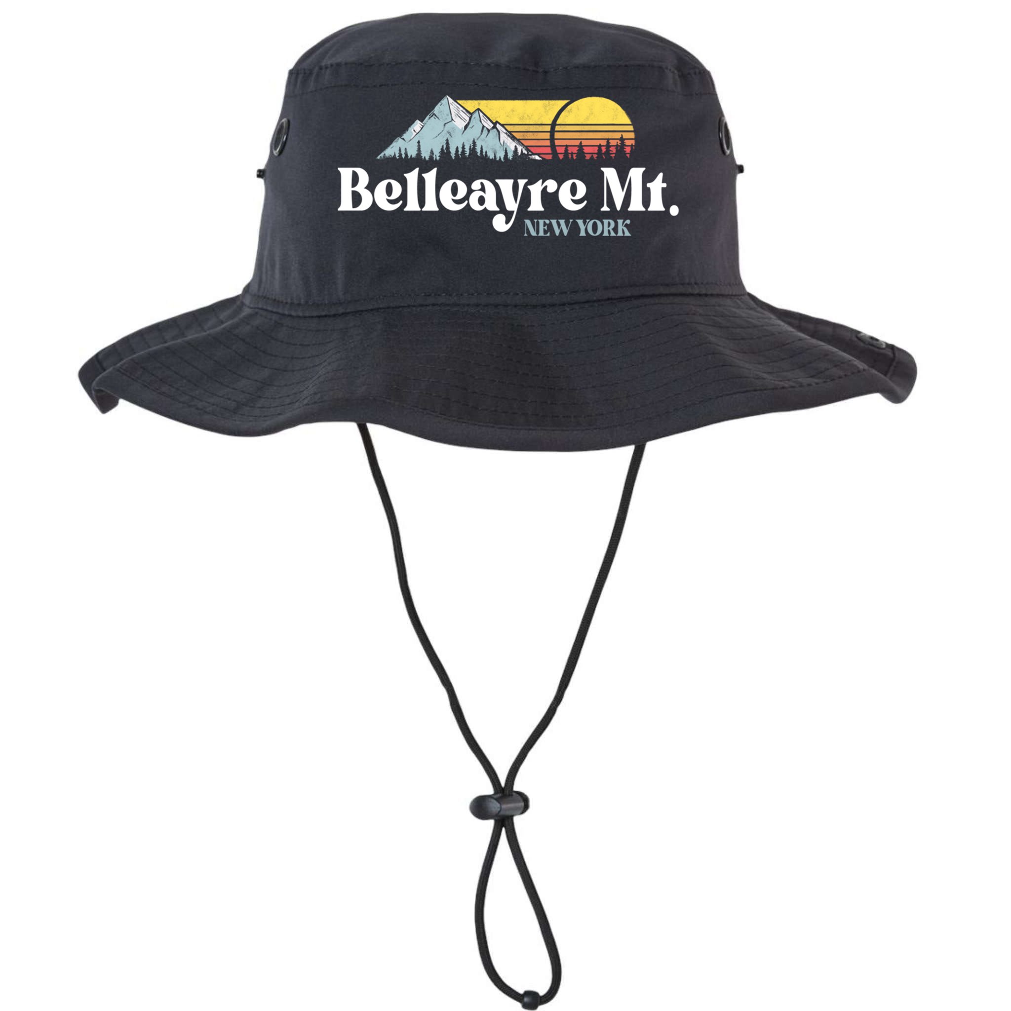 Belleayre Mountain New York Ski Slope Lift Snowboard Hiking Cool Gift Bucket Hat