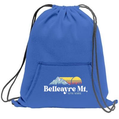 Belleayre Mountain New York Ski Slope Lift Snowboard Hiking Cool Gift Sweatshirt Cinch Pack Bag