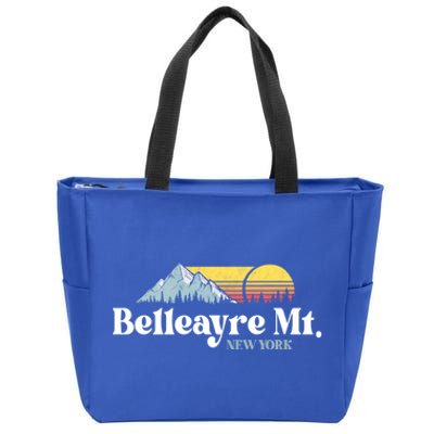 Belleayre Mountain New York Ski Slope Lift Snowboard Hiking Cool Gift Zip Tote Bag