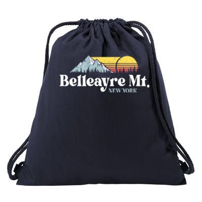 Belleayre Mountain New York Ski Slope Lift Snowboard Hiking Cool Gift Drawstring Bag