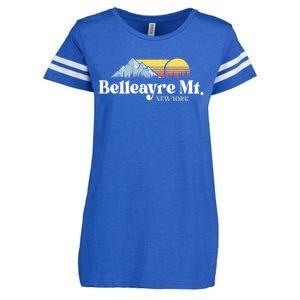 Belleayre Mountain New York Ski Slope Lift Snowboard Hiking Cool Gift Enza Ladies Jersey Football T-Shirt