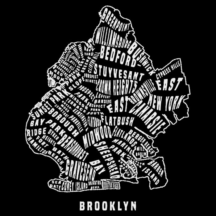 Brooklyn Map Nyc Souvenir Jersey City Backpack