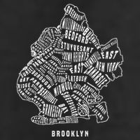 Brooklyn Map Nyc Souvenir Jersey 11oz C Handle Ceramic Mug
