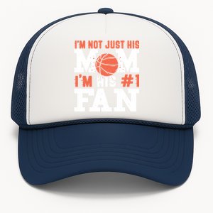 Basketball Mother Number 1 Fan Cute Gift Basketball Mom Gift Trucker Hat