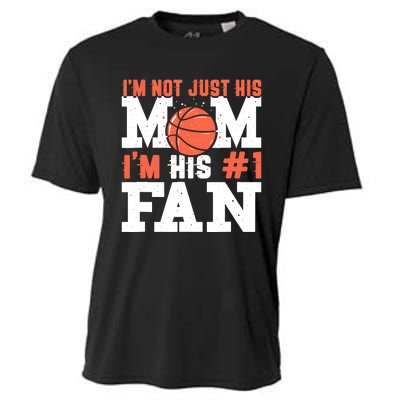 Basketball Mother Number 1 Fan - Basketball Mom Cooling Performance Crew T-Shirt