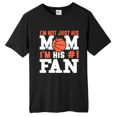 Basketball Mother Number 1 Fan - Basketball Mom Tall Fusion ChromaSoft Performance T-Shirt