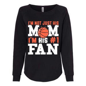 Basketball Mother Number 1 Fan - Basketball Mom Womens California Wash Sweatshirt